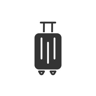 bagaj ikonu vektör illüstrasyon tasarımı