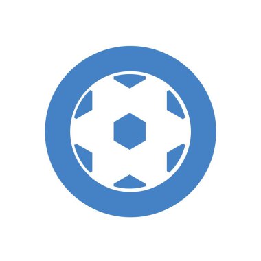 futbol topu ikonu vektör illüstrasyon tasarımı