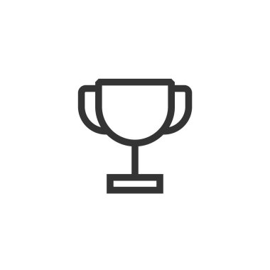 kupa ikonu vektör illüstrasyon tasarımı