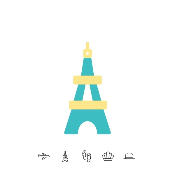 Projeto Ilustração Vetor Torre Paris —  Vetores de Stock