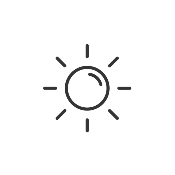 Sonne Solar Icon Vektor Illustration Design — Stockvektor