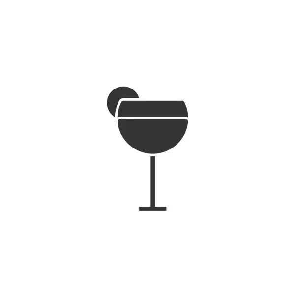 Cocktail Drink Vektor Symbol Vektor Illustration Design — Stockvektor