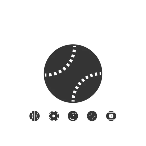 Icône Balle Tennis Dessin Vectoriel Illustration — Image vectorielle