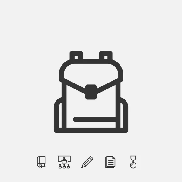 Reise Tasche Symbol Vektor Illustration Design — Stockvektor