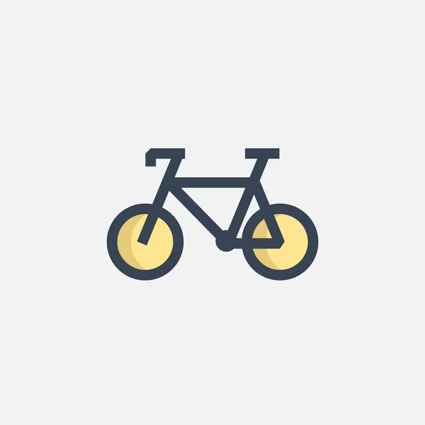 Fahrrad Ikone Vektor Illustration Design — Stockvektor