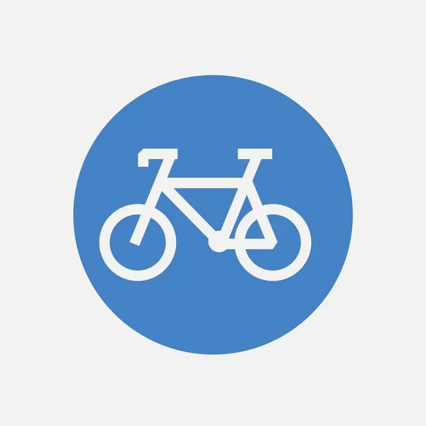 Icono Bicicleta Vector Ilustración Diseño — Archivo Imágenes Vectoriales