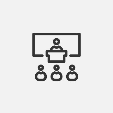 sınıf simgesi vektör çizimi tasarımı