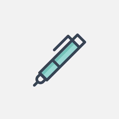 kalem simgesi vektör illüstrasyon tasarımı