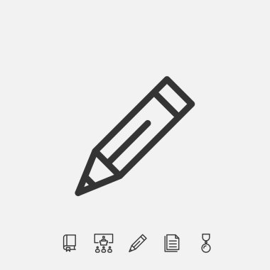 Kalem simgesi vektör illüstrasyon tasarımı