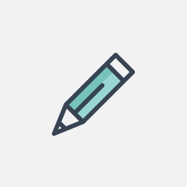 Kalem simgesi vektör illüstrasyon tasarımı