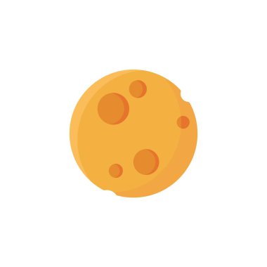 Gezegen ikonu vektör çizimi tasarımı