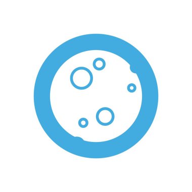 Gezegen ikonu vektör çizimi tasarımı