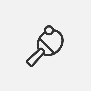 tablo tenisi ikonu vektör çizimi tasarımı