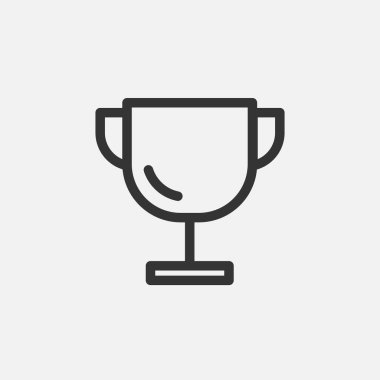 kupa simgesi vektör illüstrasyon tasarımı