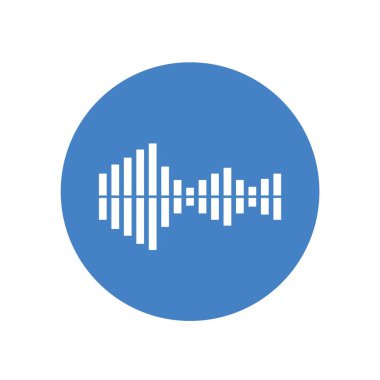 ses frekans ikonu vektör illüstrasyon işareti