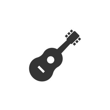 gitar simgesi vektör illüstrasyon işareti