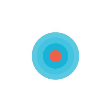 Kara delik simgesi vektör çizim işareti