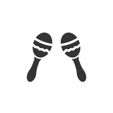 maracas simgesi vektör illüstrasyon işareti