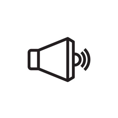 hoparlör ses simgesi vektör illüstrasyon işareti