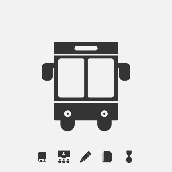 Buss Ikon Vektor Illustration Design — Stock vektor
