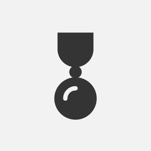 Medalla Icono Vector Ilustración Diseño — Vector de stock
