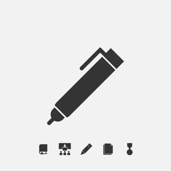 Stift Symbol Vektor Illustration Design — Stockvektor
