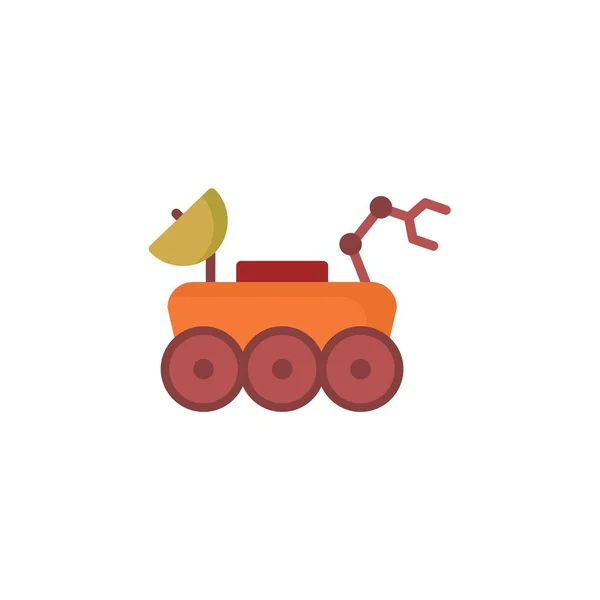 Lunar Roving Vehicle Icon Vektor Illustration Design — Stockvektor