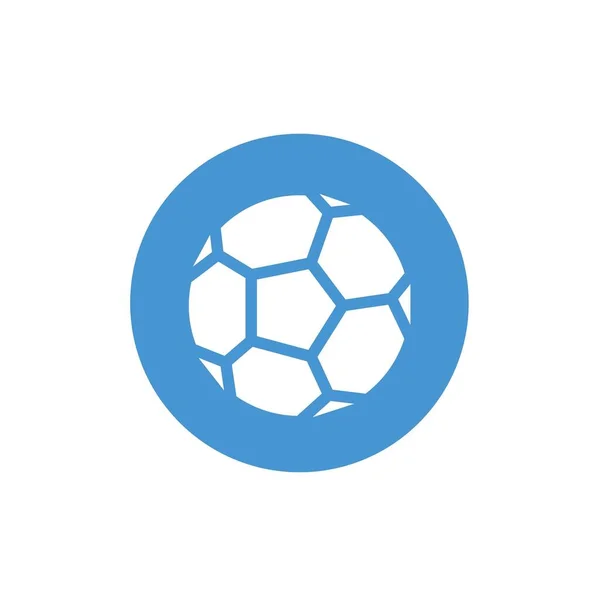 Calcio Palla Icona Vettore Illustrazione Segno — Vettoriale Stock