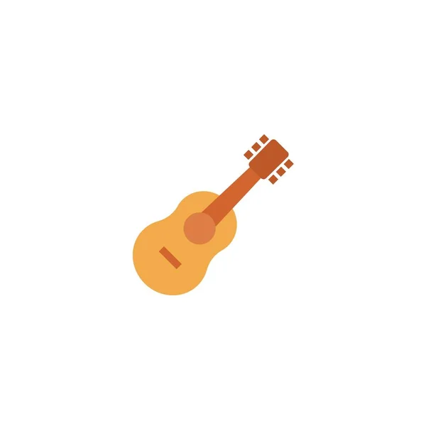 Icono Guitarra Vector Signo Ilustración — Vector de stock