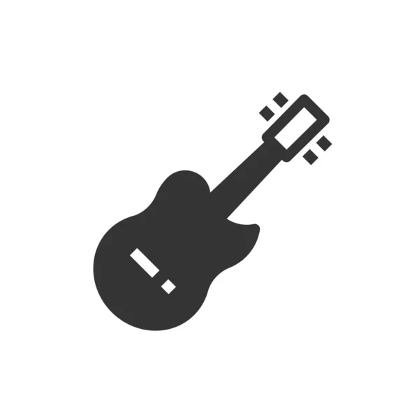 Ícone Guitarra Vetor Ilustração Sinal — Vetor de Stock