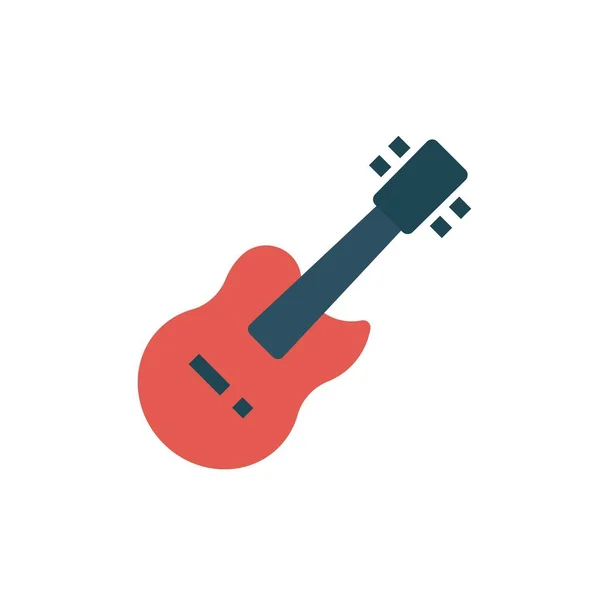 Gitarre Symbol Vektor Illustration Zeichen — Stockvektor