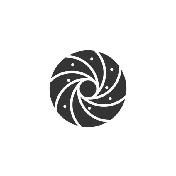 Σύμβολο Διάνυσμα Εικονίδιο Μαύρη Τρύπα — Διανυσματικό Αρχείο