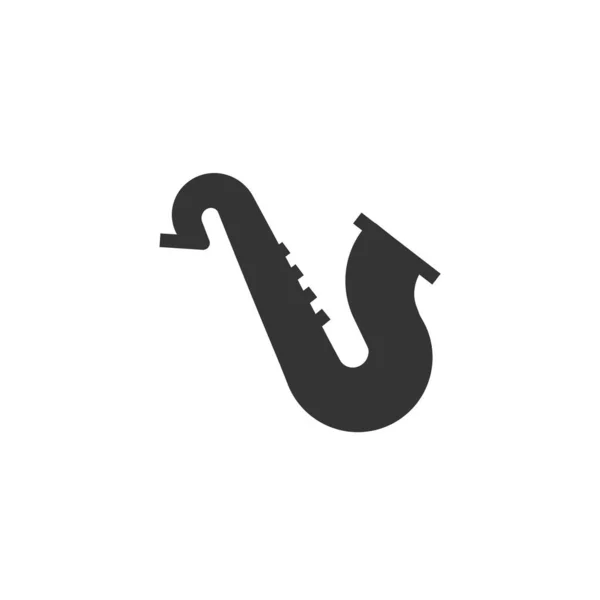 Saxophone Icon Vector Illustration Sign — Stock Vector