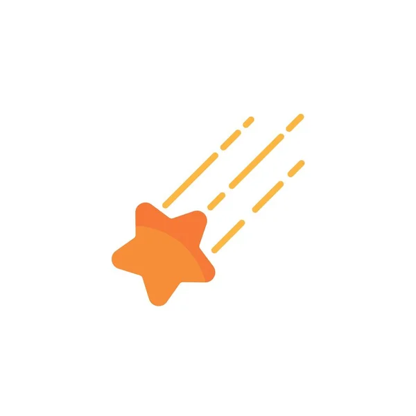 Symbol Vektorové Ilustrace Ikony Hvězdy — Stockový vektor
