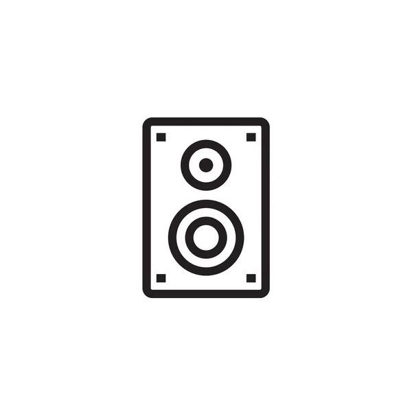 Lautsprecher Symbol Vektor Illustration Zeichen — Stockvektor
