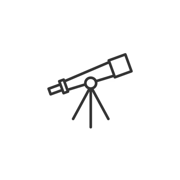 Télescope Icône Vecteur Illustration Signe — Image vectorielle