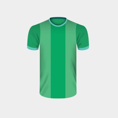 Web sitesi ve grafik tasarımı için spor forması vektör çizimi