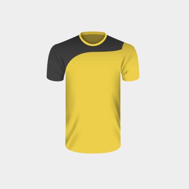 Web sitesi ve grafik tasarımı için spor forması vektör çizimi