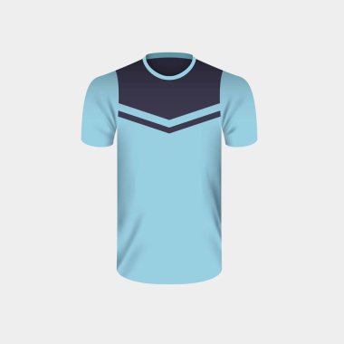 Web sitesi ve grafik tasarımı için spor forması vektör çizimi