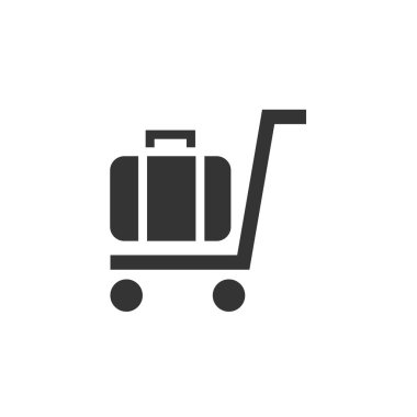 Porter servis simgesi vektör illüstrasyon işareti