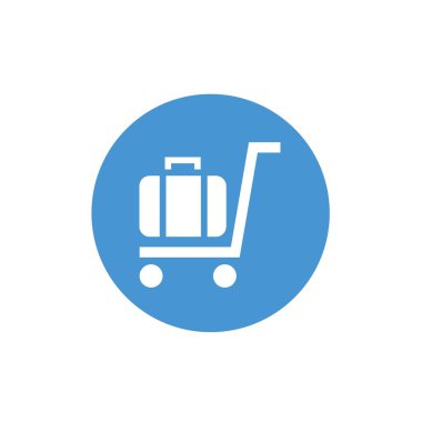 Porter servis simgesi vektör illüstrasyon işareti