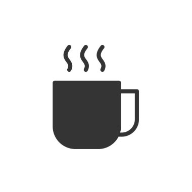 Çay ikonu vektör illüstrasyon işareti