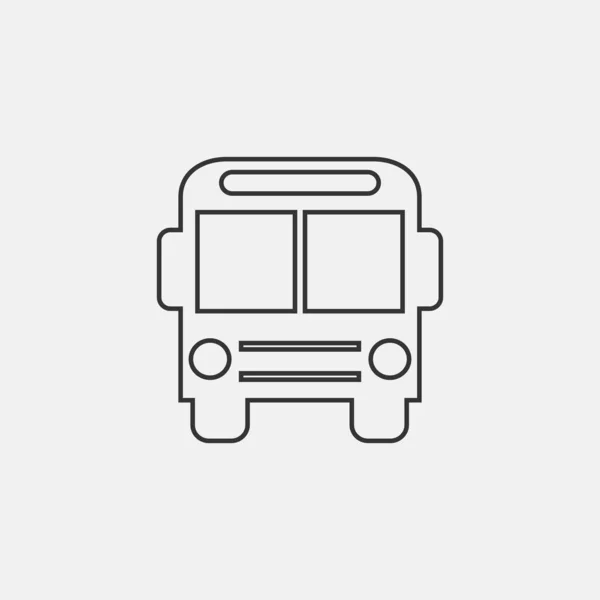 Bus Icon Vektor Illustration Für Website Und Grafikdesign — Stockvektor