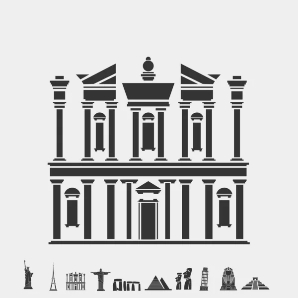 Petra Icon Illustration Vectorielle Pour Site Web Graphisme — Image vectorielle