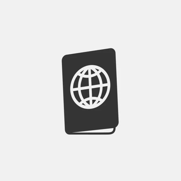 Ilustração Vetorial Ícone Passaporte Para Site Design Gráfico —  Vetores de Stock