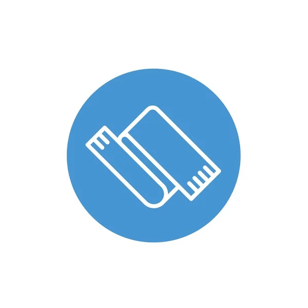 Schal Symbol Vektor Illustration Zeichen — Stockvektor