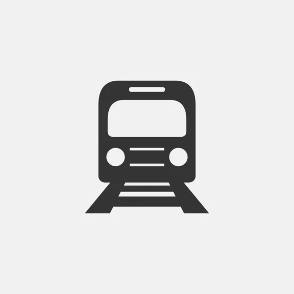 Tren Icono Transporte Vector Ilustración Para Sitio Web Diseño Gráfico — Archivo Imágenes Vectoriales