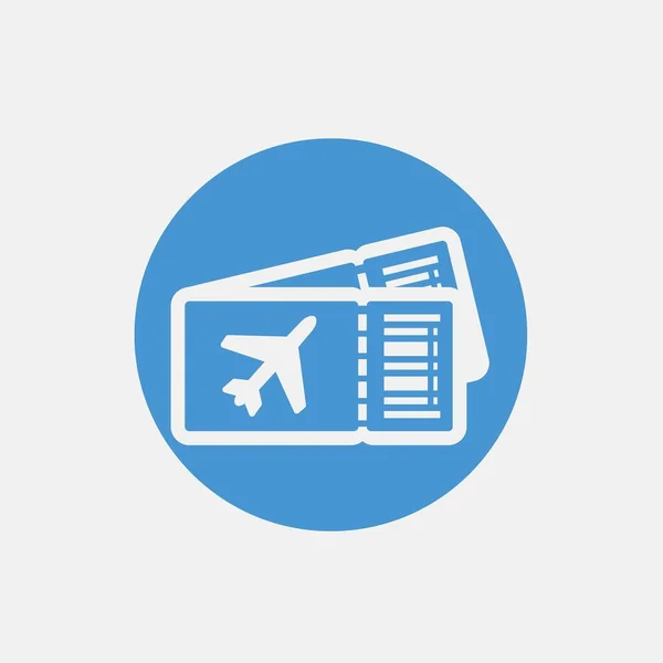 Vektor Illustration Für Flugticket Symbole Für Website Und Grafik Design — Stockvektor