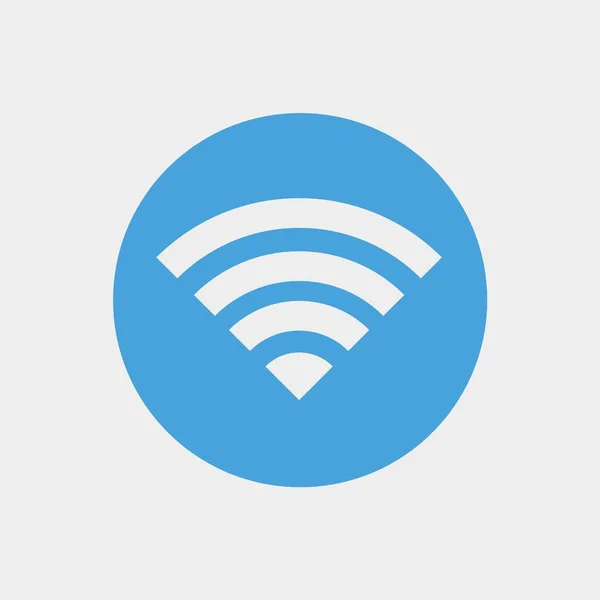 Wifi Wireless Internet Connection Icon Vector Illustration Para Website Design —  Vetores de Stock