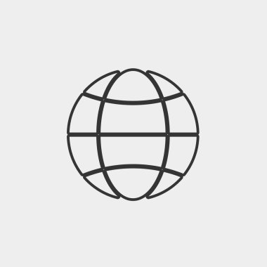 Web sitesi ve grafik tasarımı için genel simge vektör illüstrasyonu